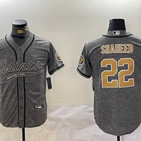 Men's New Orleans Saints Rashid Shaheed #22 Gray Player Jersey1