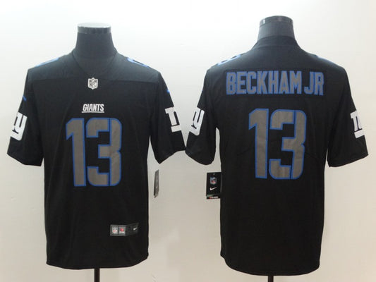 Men's New York Giants Odell Beckham Jr. #13 Black Game Jersey1