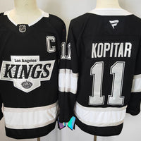 Men's Los Aneles Kings Anze Kopitar #11 Black Game Jersey1
