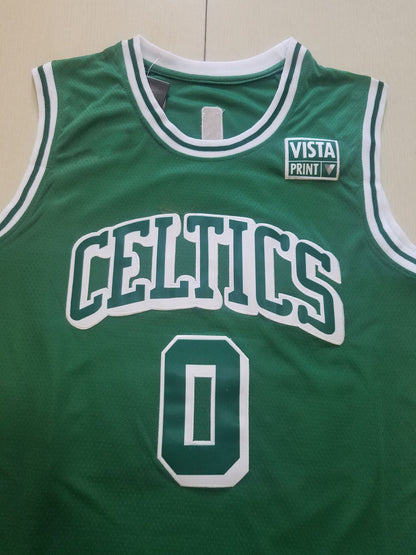 Men's Boston Celtics Jayson Tatum Green Swingman Player Jersey1 - City Edition