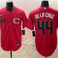 Men's Cincinnati Reds Elly De La Cruz #44 Red 2026 City Connect Stadium Jersey