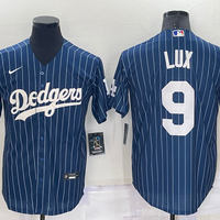 Men's Los Angeles Dodgers Gavin Lux #9 Blue Replica Baseball Jersey1