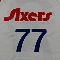 Men's Philadelphia 76ers V. J. Edgecombe #77 White 2024/25 Swingman Player Jersey - City Edition