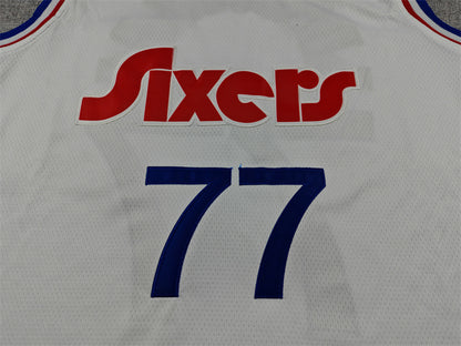 Men's Philadelphia 76ers V. J. Edgecombe #77 White 2024/25 Swingman Player Jersey - City Edition