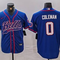 Men's Buffalo Bills Keon Coleman #0 Royal Game Jersey1
