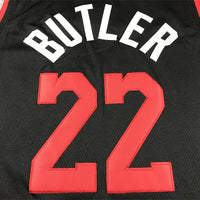 Men's Miami Heat Jimmy Butler #22 Black 2023/24 Swingman Jersey1 - City Edition