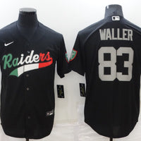 Men's Las Vegas Raiders Darren Waller #83 Black Game Player Jersey1 Joint Edition