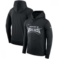 Men's Philadelphia Eagles Black Club Therma NFL Pullover Hoodie