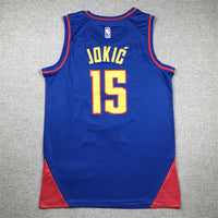 Men's Denver Nuggets Nikola Jokic #15 Blue 2022/23 Statement Edition Swingman Jersey1