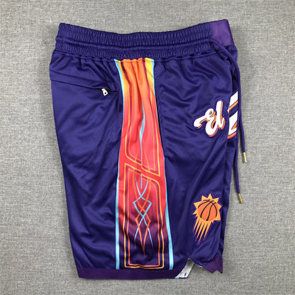 Men's Phoenix Suns Purple 2023/24 Pocket Shorts1 City Edition