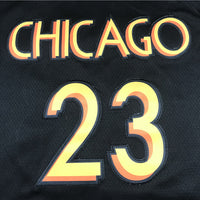 Men's Chicago Bulls Michael Jordan Black Classics Swingman Jersey1 - City Edition