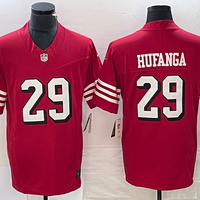 Men's San Francisco 49ers Talanoa Hufanga #29 Red Game Jersey1