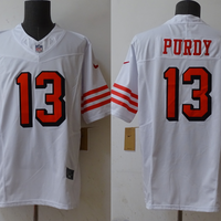 Men's San Francisco 49ers Brock Purdy #13 White Vapor F.U.S.E. Limited Jersey