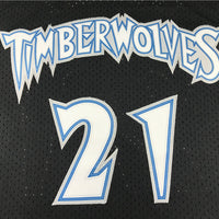 Men's Minnesota Timberwolves Kevin Garnett #21 Hardwood Classics Swingman Jersey1