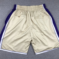 Men's Los Angeles Lakers Gold Hall of Fame Pocket Shorts1