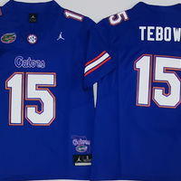 Men's Florida Gators Tim Tebow #15 Royal Player Game Jersey