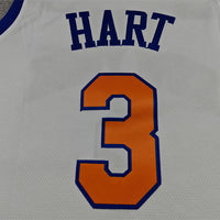 Men's New York Knicks Josh Hart #3 White 2025/26 Swingman Jersey - City Edition