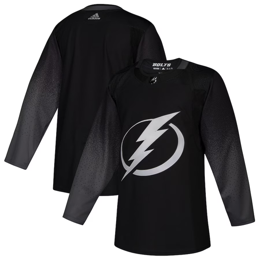 Men's Tampa Bay Lightning Black Alternate Authentic Blank Jersey1