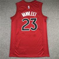 Men's Toronto Raptors Fred VanVleet Red 2021/22 Diamond Swingman Jersey1