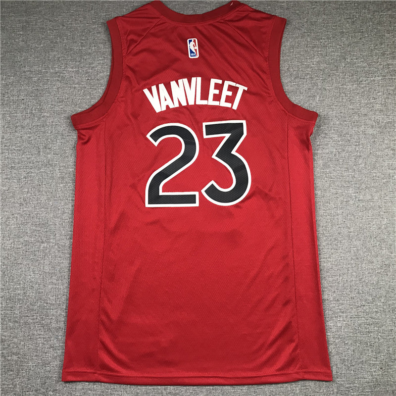 Men's Toronto Raptors Fred VanVleet Red 2021/22 Diamond Swingman Jersey1