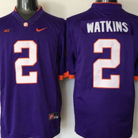 Men's Clemson Tigers Sammy Watkins #2 Purple Game Jersey