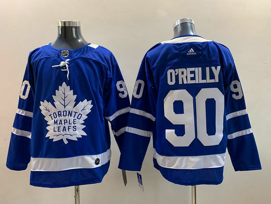 Men's Toronto Maple Leafs Ryan O'Reilly #90 Blue Breakaway Player Jersey1