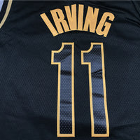 Men's Brooklyn Nets Kyrie Irving #11 NBA Black Swingman Player Jersey1