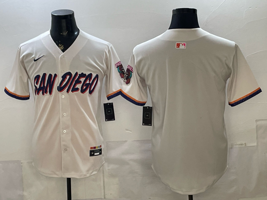 Men's San Diego Padres Cream Limited Player Jersey