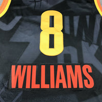Men's Oklahoma City Thunder Jalen Williams #8 Black 2023/24 Swingman Jersey1 - City Edition