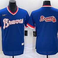 Men's Atlanta Braves Royal Cooperstown Collection Team Jersey1