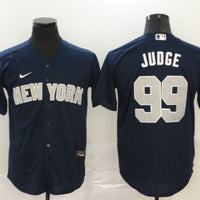 Men's New York Yankees Aaron Judge #99 Navy Fashion Stitched Jersey1