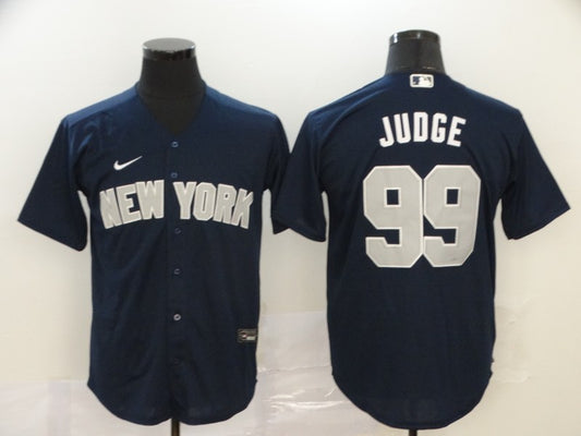 Men's New York Yankees Aaron Judge #99 Navy Fashion Stitched Jersey1