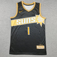 Men's Phoenix Suns Devin Booker #1 Black Select Series Swingman Jersey1