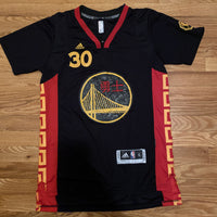 Men's Golden State Warriors Stephen Curry #30 Chinese New Year Jersey1