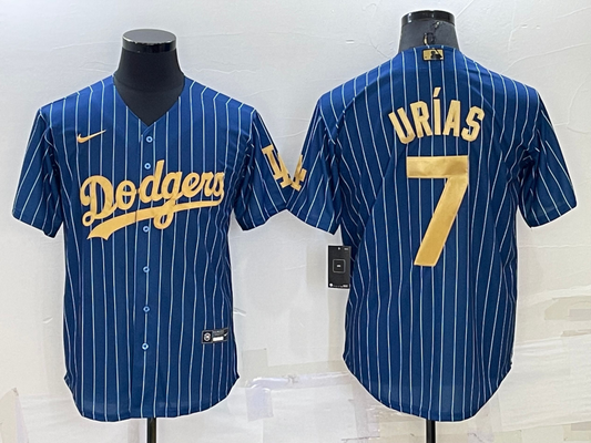 Men's Los Angeles Dodgers Julio Urias #7 Blue Game Jersey1