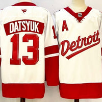 Men's Detroit Red Wings Pavel Datsyuk #13 Fanatics White Jersey