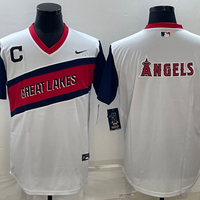 Men's Los Angeles Angels White Replica Baseball Jersey1