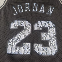 Men's Chicago Bulls Michael Jordan #23 Black 1997/98 Hardwood Classics Authentic Jersey1