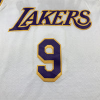 Men's Los Angeles Lakers Bronny James #9 White Swingman Player Jersey1 - Association Edition