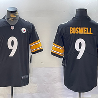 Men's Pittsburgh Steelers Chris Boswell #9 Black Game Jersey1