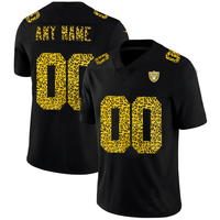 Custom1 Las Vegas Raiders Leopard Print Fashion Vapor Limited Jersey1 Black Stitched American Football Jerseys