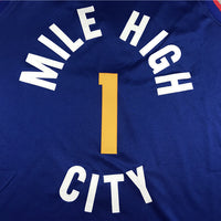 Men's Denver Nuggets Michael Porter Jr. Blue 2023 Fast Break Replica Jersey1