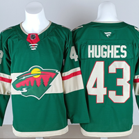 Men's Minnesota Wild Quinn Hughes #43 Green Breakaway Player Jersey