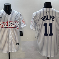 Men's New York Yankees Anthony Volpe White Limited Player Jersey1