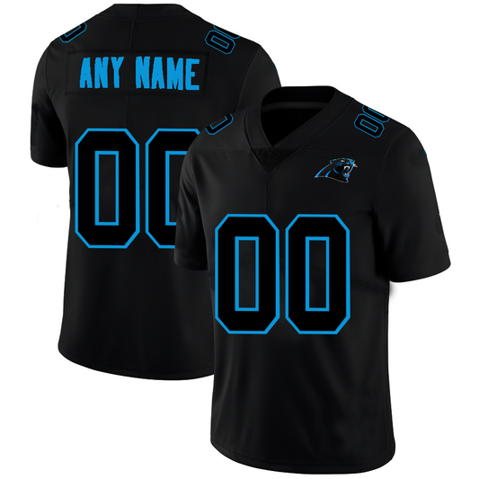 Custom1 Carolina Panthers Football Jerseys American Black Stitched Name And Number Size S to 6XL Christmas Birthday Gift