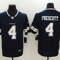 Dak Prescott #4 Dallas Cowboys Navy Game Player Jersey - JerseysFreak