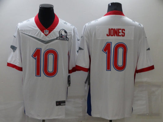 Men's New England Patriots Mac Jones #10 White ALL STAR Game Jersey1