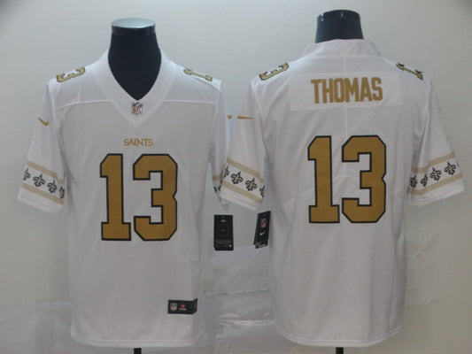 Men's New Orleans Saints Michael Thomas #13 White Player Game Jersey1