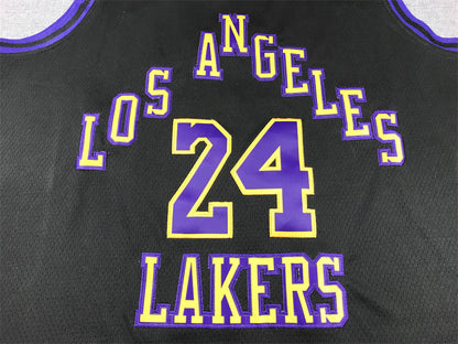 Men's Los Angeles Lakers Kobe Bryant #24 Black 2023/24 Swingman Jersey1 - City Edition