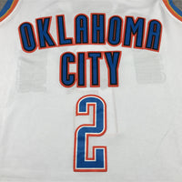 Men's Oklahoma City Thunder Shai Gilgeous-Alexander #2 White 2022/23 Fast Break Replica Jersey1 - Association Edition